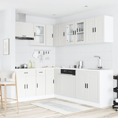 Set Mobili da Cucina 11 pz Porto Bianchi Legno Multistrato - homemem39