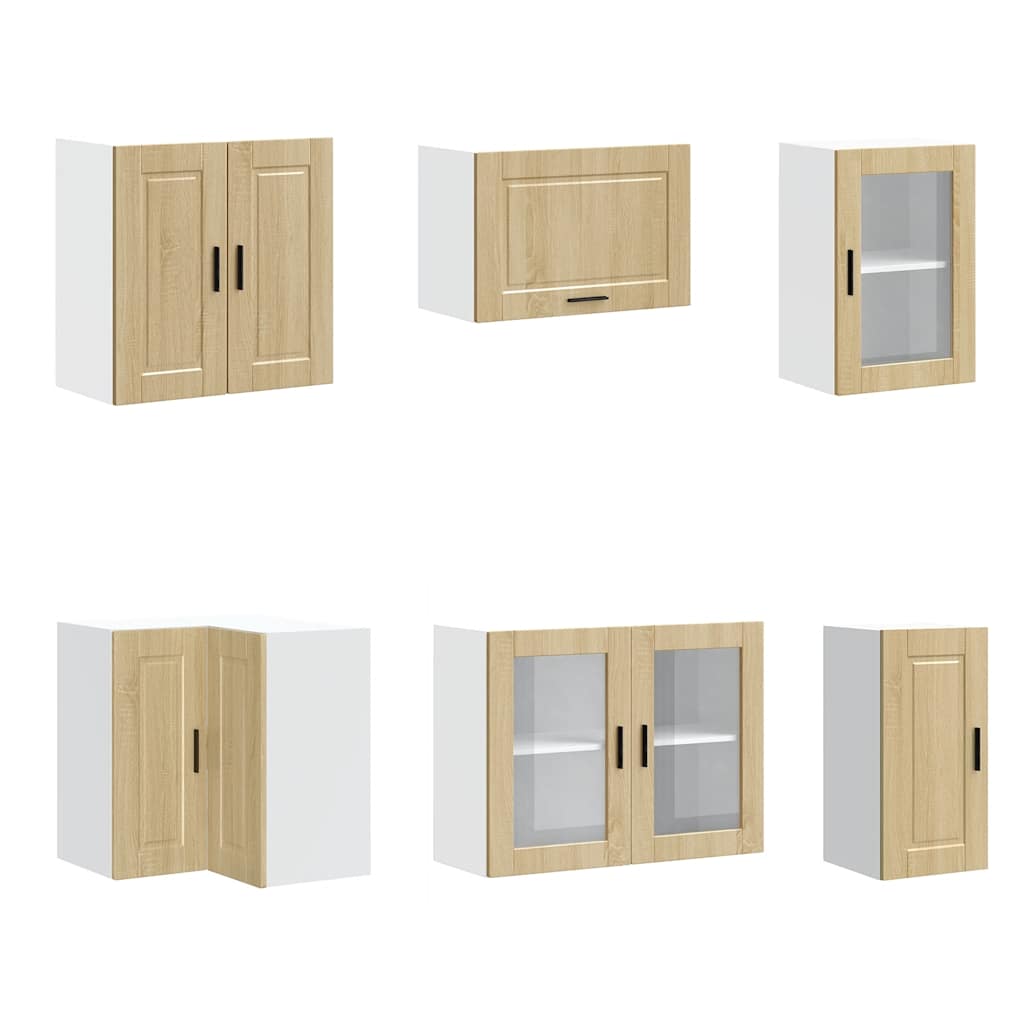 Set Mobili da Cucina 11 pz Porto Rovere Sonoma in Truciolato - homemem39