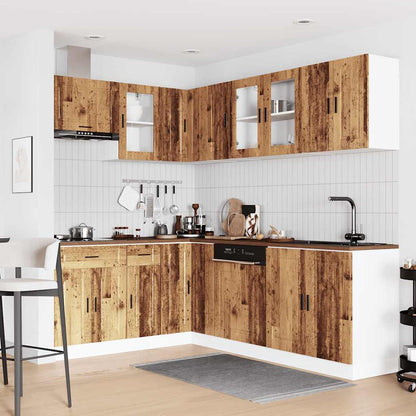 Set Mobili da Cucina 11 pz Porto Legno Antico in Truciolato - homemem39
