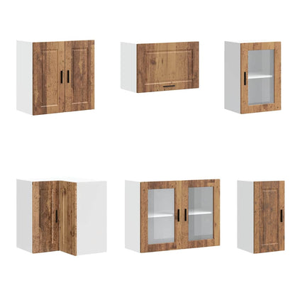 Set Mobili da Cucina 11 pz Porto Legno Antico in Truciolato - homemem39
