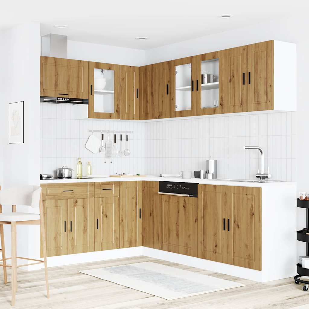Set Mobili da Cucina 11 pz Porto Rovere Artigianale Truciolato - homemem39