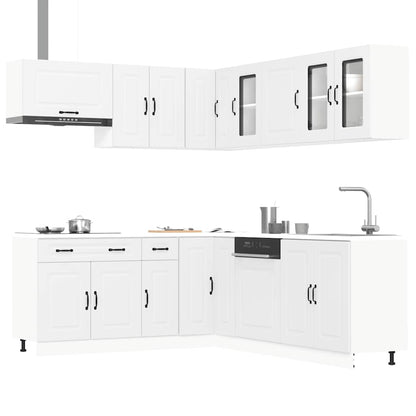 Set Mobili da Cucina 11 pz Kalmar Bianchi Legno Multistrato - homemem39