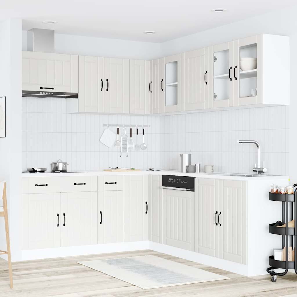 Set Mobili da Cucina 11 pz Lucca Bianchi Legno Multistrato - homemem39