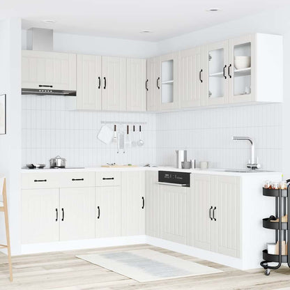 Set Mobili da Cucina 11 pz Lucca Bianchi Legno Multistrato - homemem39