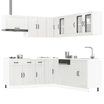 Set Mobili da Cucina 11 pz Lucca Bianchi Lucido in Truciolato - homemem39