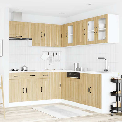 Set Mobili da Cucina 11 pz Lucca Rovere Sonoma in Truciolato - homemem39