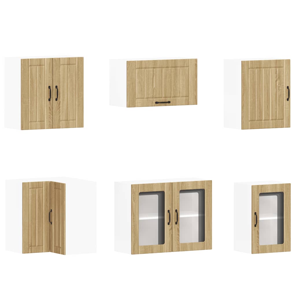 Set Mobili da Cucina 11 pz Lucca Rovere Sonoma in Truciolato - homemem39