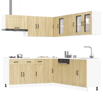 Set Mobili da Cucina 11 pz Lucca Rovere Sonoma in Truciolato | homemem39