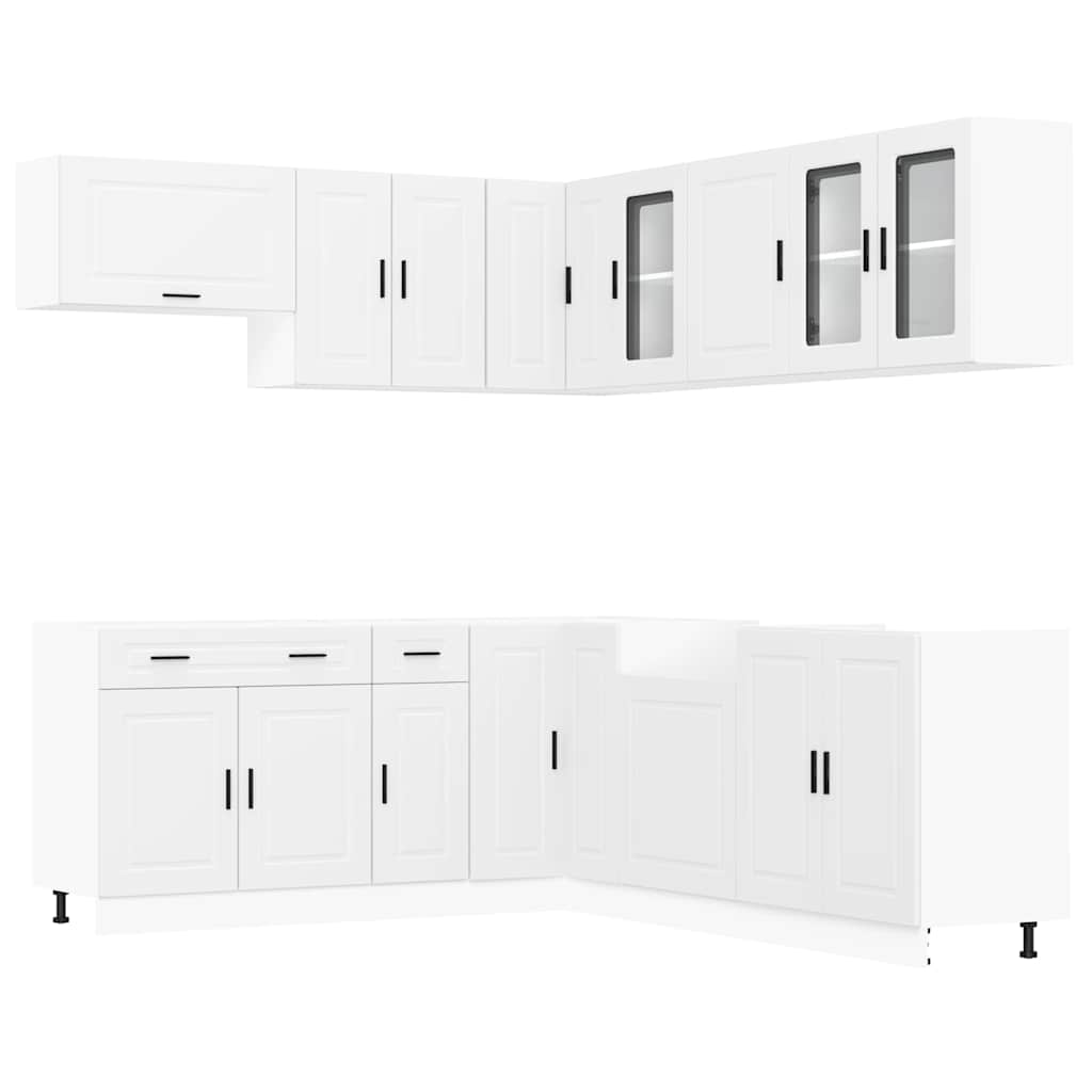 Set Mobili da Cucina 11 pz Porto Bianchi Legno Multistrato - homemem39