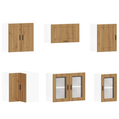 Set Mobili da Cucina 11 pz Porto Rovere Artigianale Truciolato - homemem39