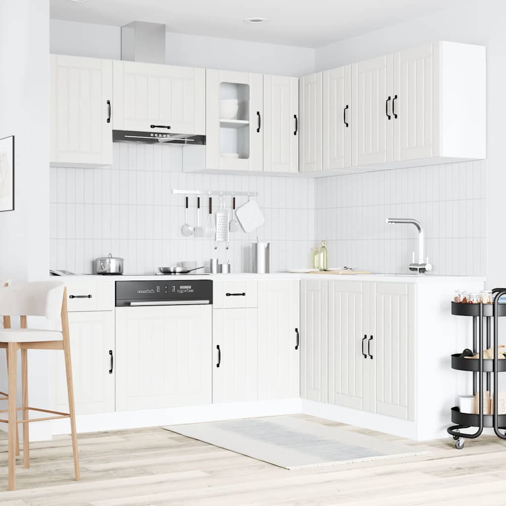 Set Mobili da Cucina 11 pz Kalmar Bianchi Legno Multistrato | homemem39