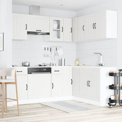 Set Mobili da Cucina 11 pz Kalmar Bianchi Legno Multistrato - homemem39