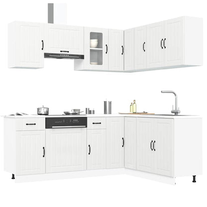 Set Mobili da Cucina 11 pz Kalmar Bianchi Legno Multistrato - homemem39