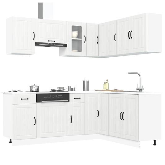 Set Mobili da Cucina 11 pz Kalmar Bianchi Legno Multistrato - homemem39