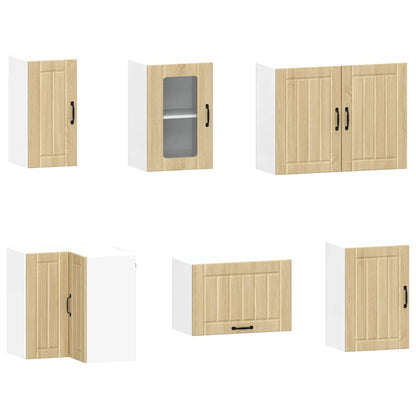 Set Mobili da Cucina 11 pz Kalmar Rovere Sonoma in Truciolato - homemem39