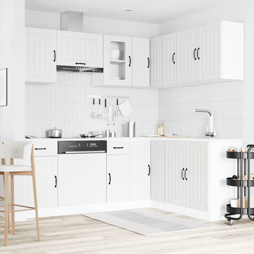 Set Mobili da Cucina 11 pz Lucca Bianchi Legno Multistrato - homemem39