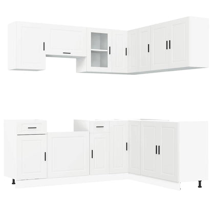 Set Mobili da Cucina 11 pz Porto Bianchi Legno Multistrato - homemem39