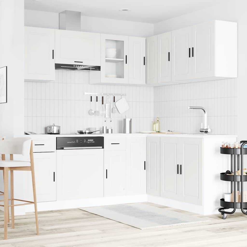 Set Mobili da Cucina 11 pz Porto Bianchi Legno Multistrato - homemem39