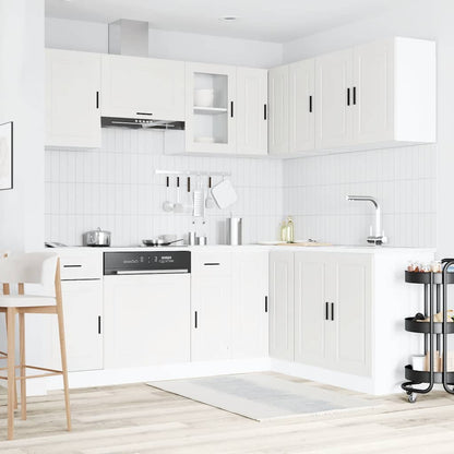Set Mobili da Cucina 11 pz Porto Bianchi Legno Multistrato - homemem39