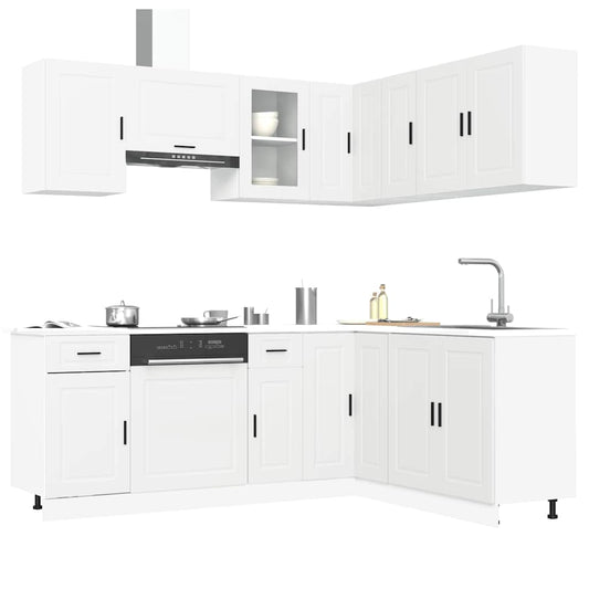 Set Mobili da Cucina 11 pz Porto Bianchi Legno Multistrato - homemem39
