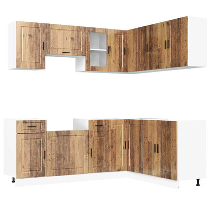 Set Mobili da Cucina 11 pz Porto Legno Antico in Truciolato - homemem39