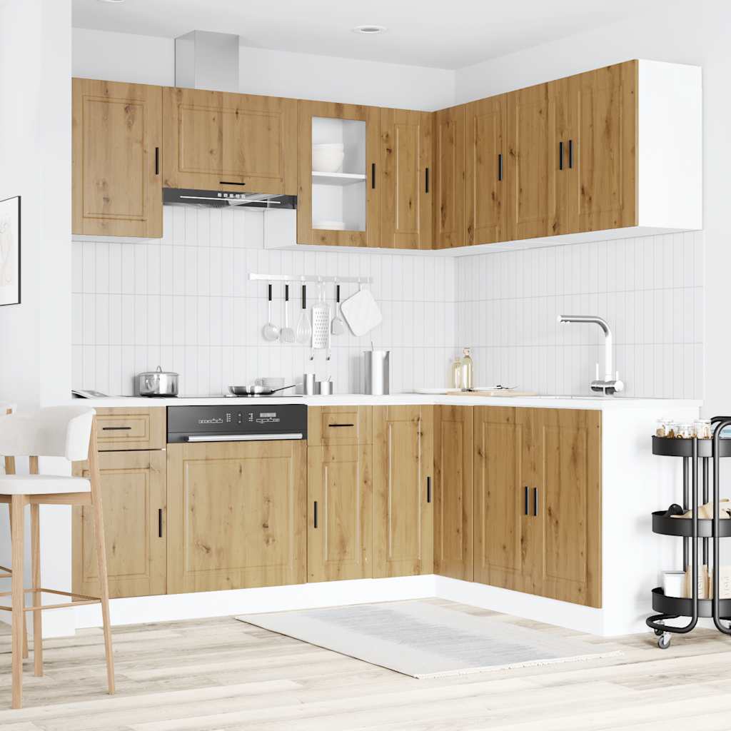 Set Mobili da Cucina 11 pz Porto Rovere Artigianale Truciolato - homemem39