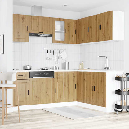 Set Mobili da Cucina 11 pz Porto Rovere Artigianale Truciolato - homemem39