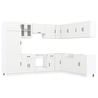 Set Mobili da Cucina 14 pz Lucca Bianchi Legno Multistrato - homemem39