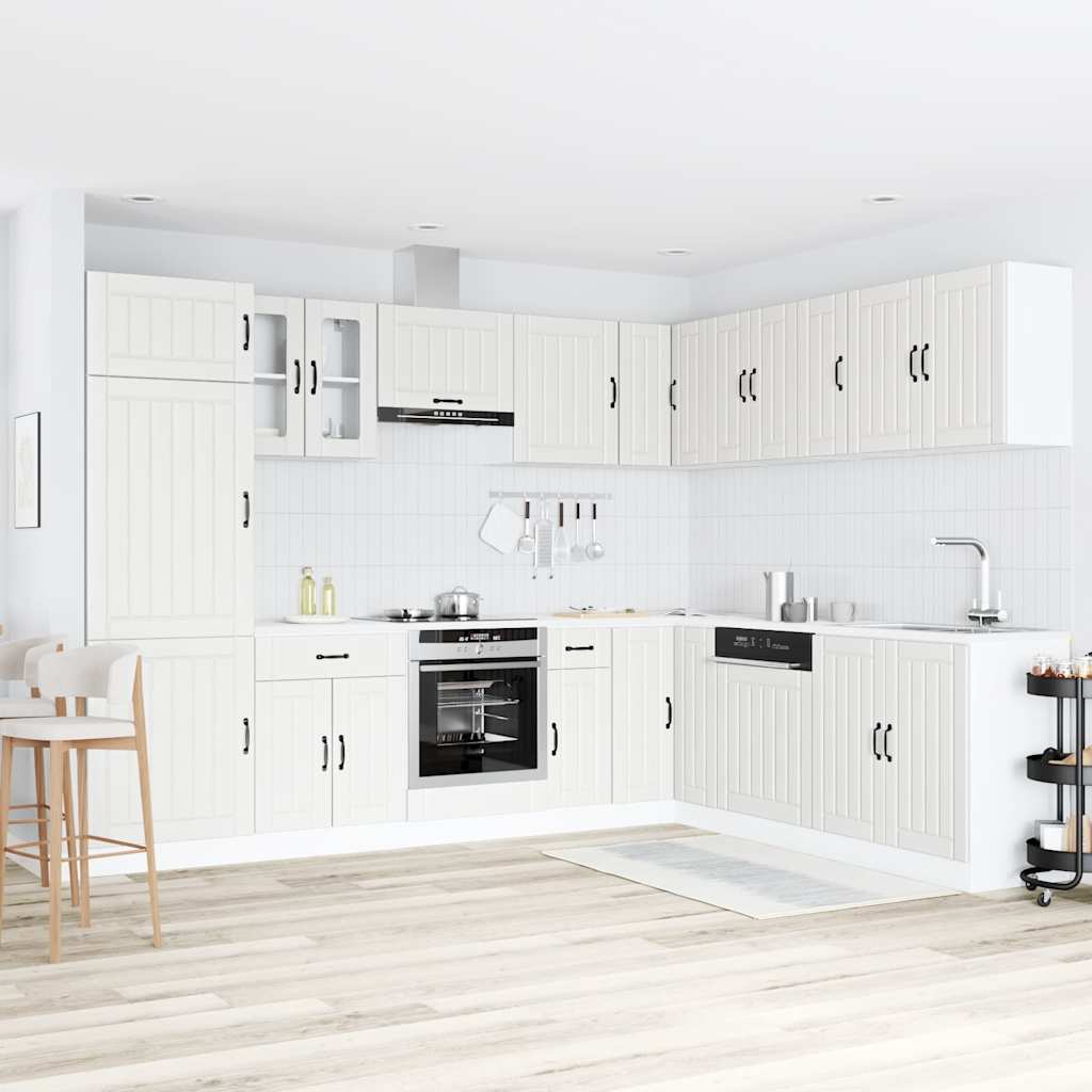 Set Mobili da Cucina 14 pz Lucca Bianchi Legno Multistrato - homemem39