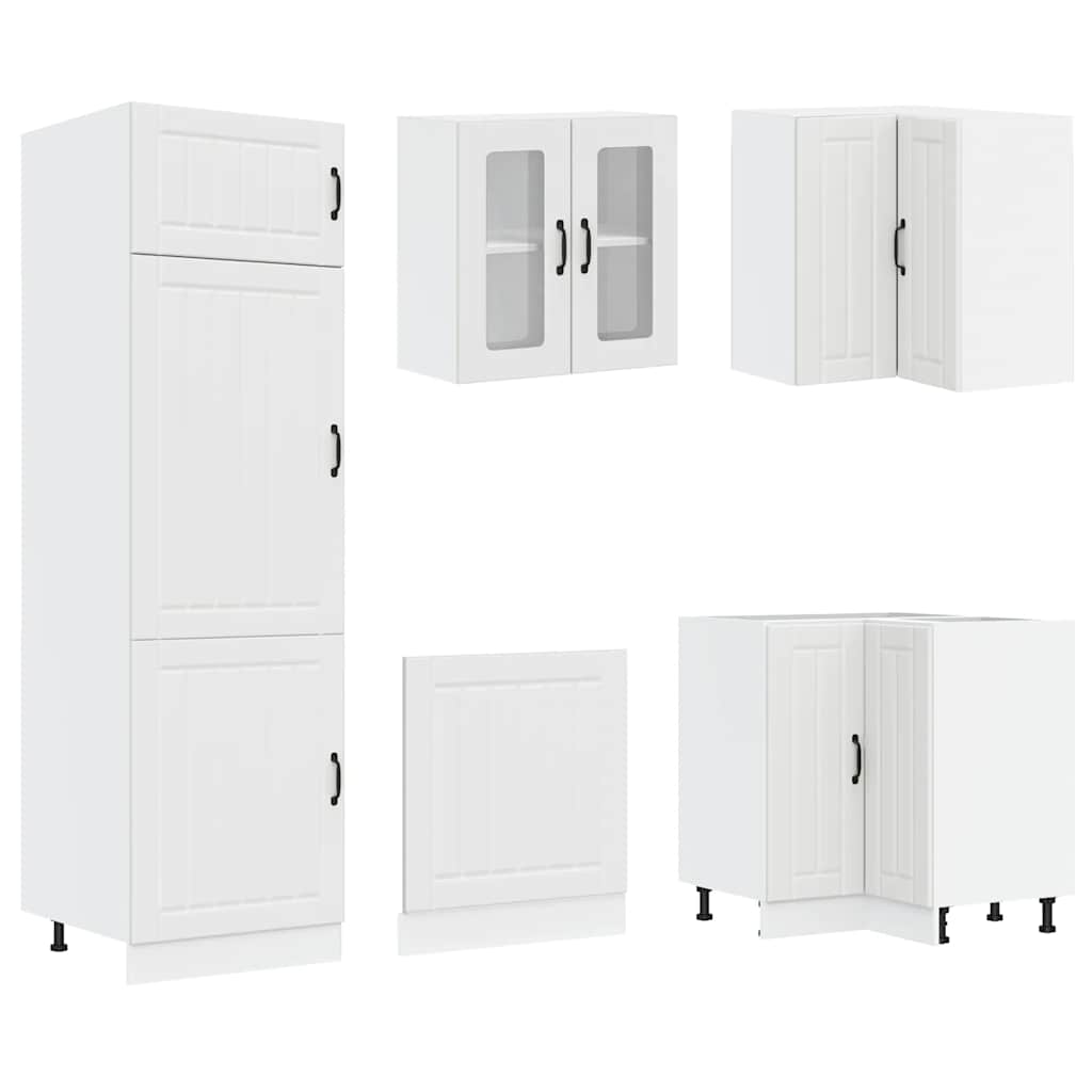 Set Mobili da Cucina 14 pz Lucca Bianchi Legno Multistrato - homemem39