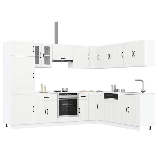 Set Mobili da Cucina 14 pz Lucca Bianchi Legno Multistrato - homemem39