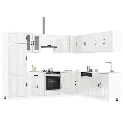 Set Mobili da Cucina 14 pz Lucca Bianchi Lucido in Truciolato - homemem39