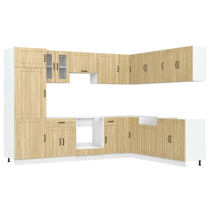 Set Mobili da Cucina 14 pz Lucca Rovere Sonoma in Truciolato - homemem39