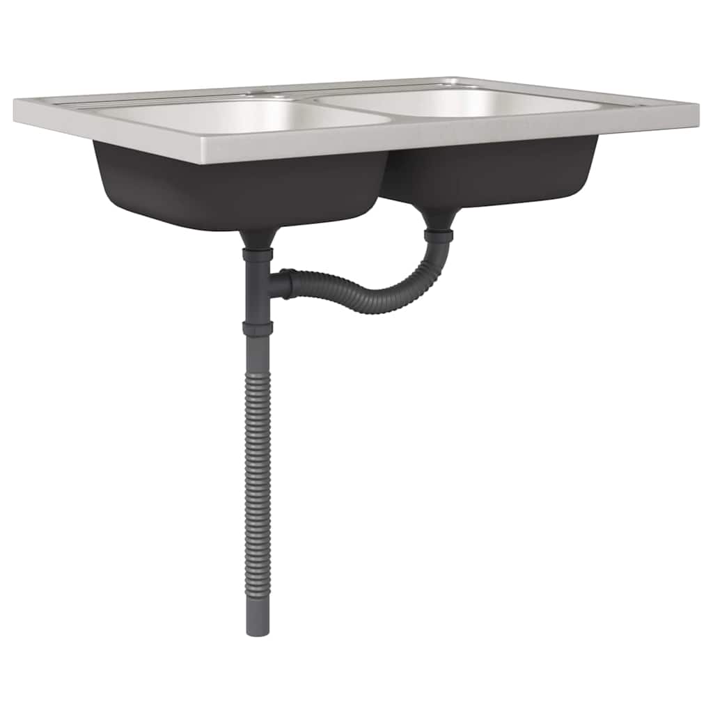 Mobile da cucina Kalmar 2 pcs Marrone 80 x 46 x 81.5 cm | homemem39