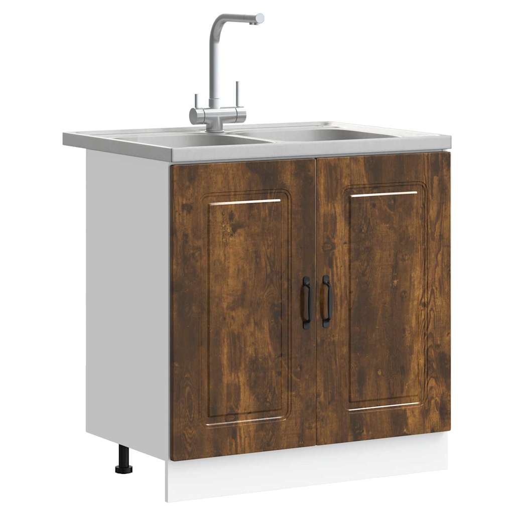 Mobile da cucina Kalmar 2 pcs Marrone 80 x 46 x 81.5 cm | homemem39