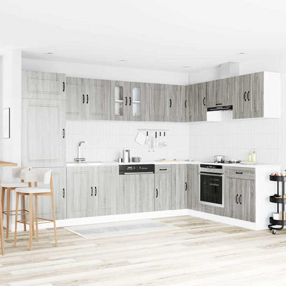 Mobile da cucina Kalmar Grigio Sonoma 80 x 46 x 81,5 cm | homemem39
