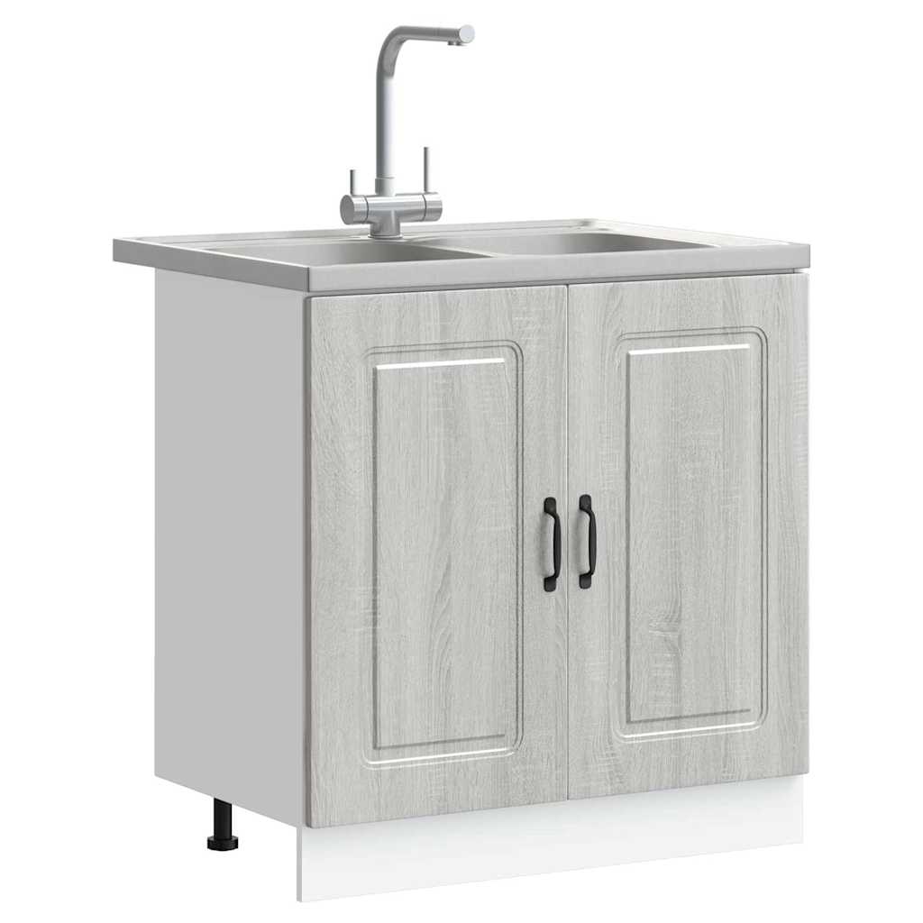 Mobile da cucina Kalmar Grigio Sonoma 80 x 46 x 81,5 cm | homemem39