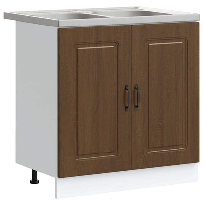 Mobile da cucina Kalmar Rovere Marrone 80 x 46 x 81,5 cm | homemem39