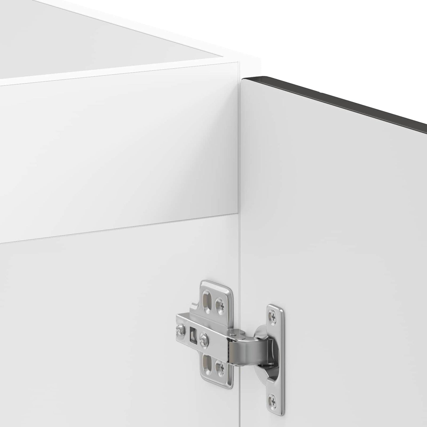 Mobiletto per lavabo Lucca 2 pcs Nero Legno multistrato | homemem39