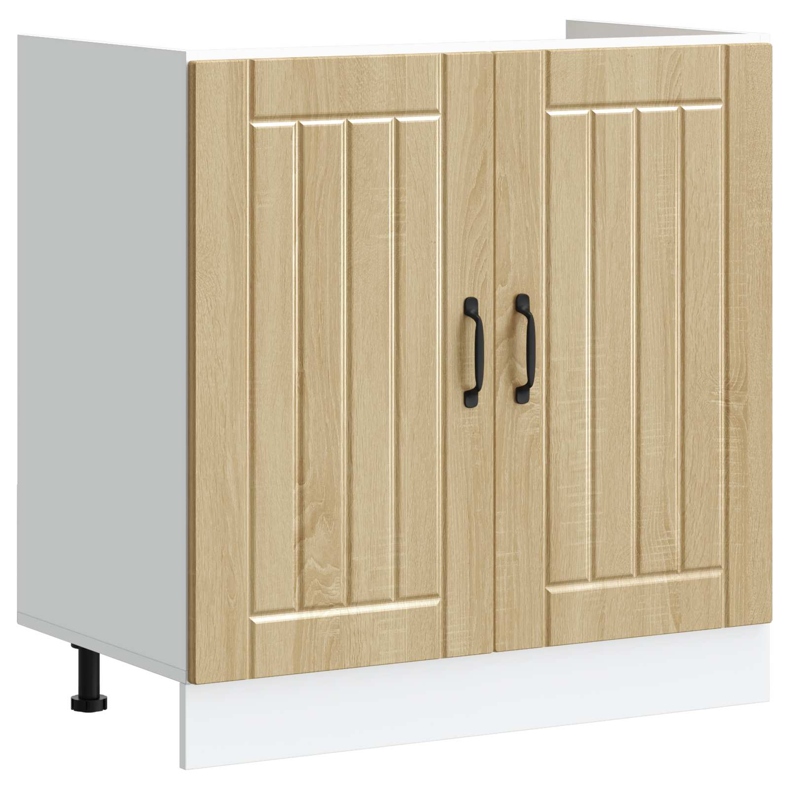 Mobiletto per lavabo con porta Lucca 2 pcs Rovere Sonoma | homemem39