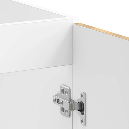 Mobiletto per lavabo con porta Lucca 2 pcs Rovere artigianale | homemem39