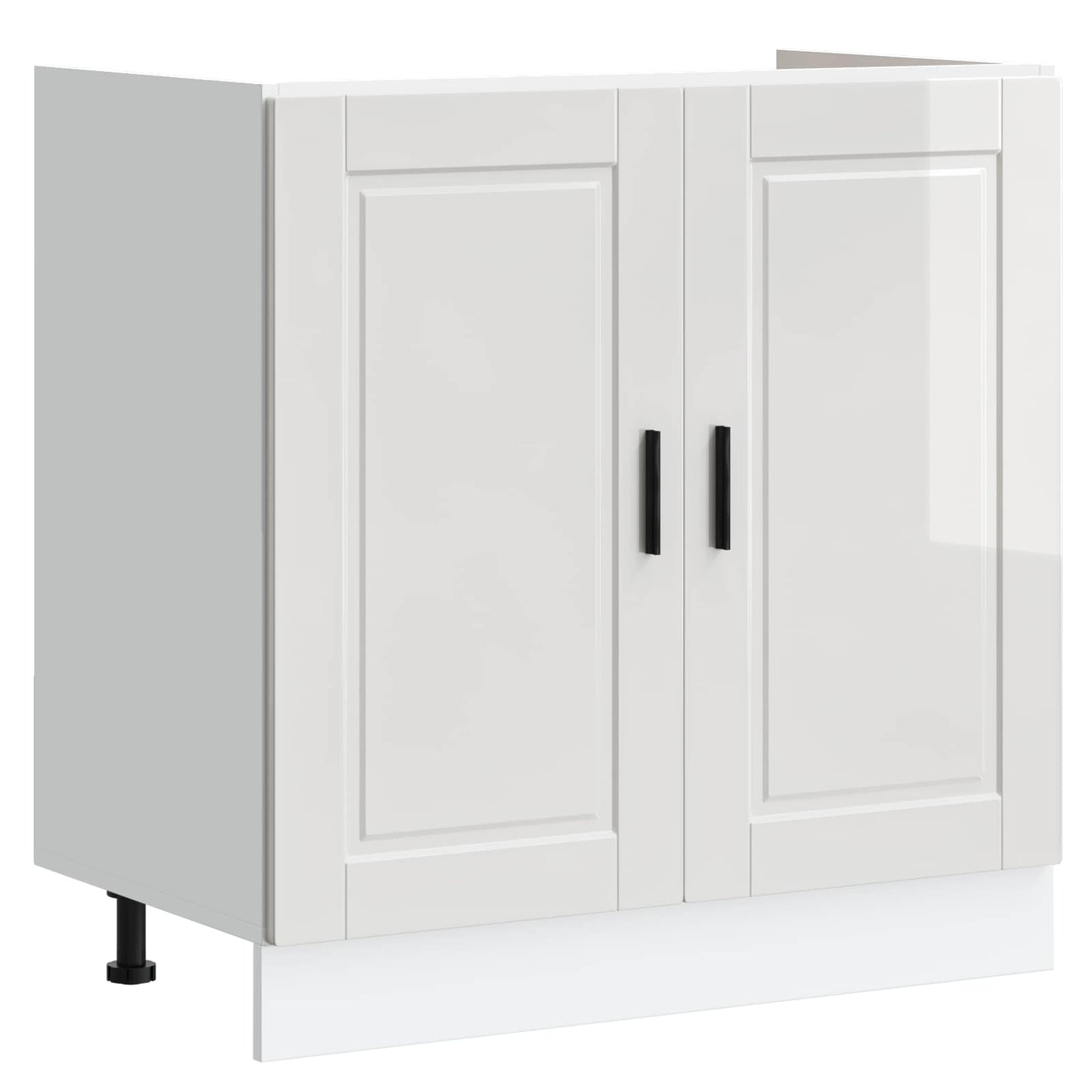 Mobiletto per lavabo Porto 2 pcs Bianco Legno multistrato | homemem39