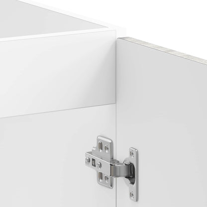 Mobiletto per lavabo Porto 2 pcs Grigio Legno multistrato