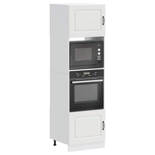 Armadi Forno 2 pz Kalmar Bianchi in Legno Multistrato | homemem39