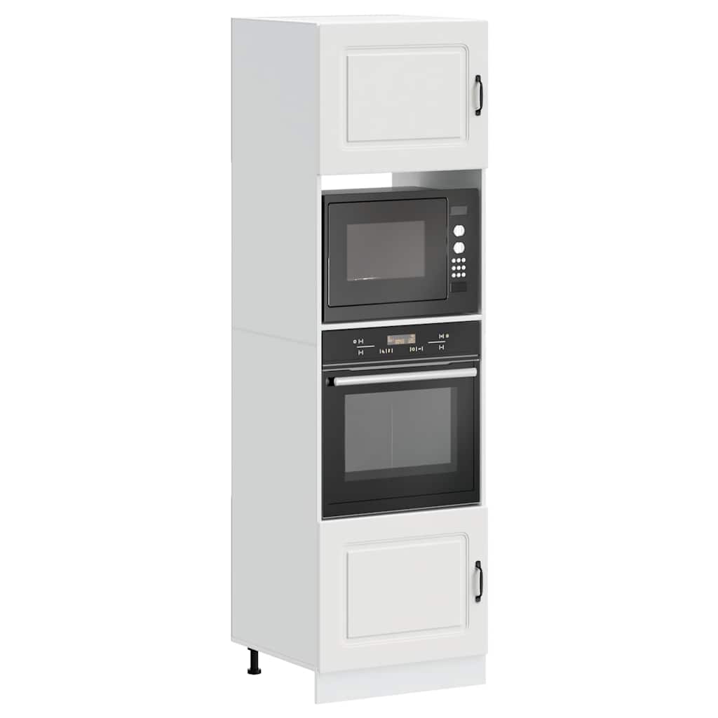 Armadi Forno 2 pz Lucca Bianchi in Legno Multistrato - homemem39