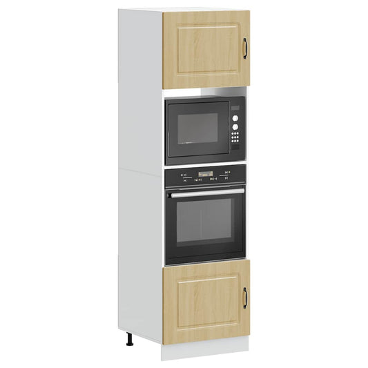 Armadi Forno 2 pz Lucca Rovere Sonoma in Legno Multistrato - homemem39