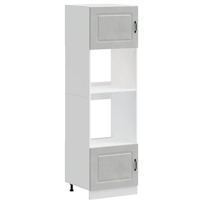 Armadi Forno 2 pz Kalmar Grigio Cemento in Legno Multistrato | homemem39
