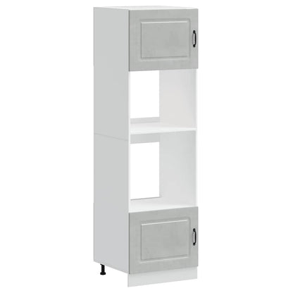 Armadi Forno 2 pz Lucca Grigio Cemento in Legno Multistrato - homemem39