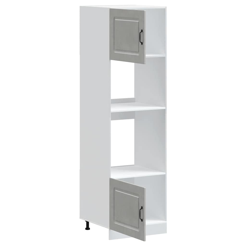 Armadi Forno 2 pz Lucca Grigio Cemento in Legno Multistrato - homemem39