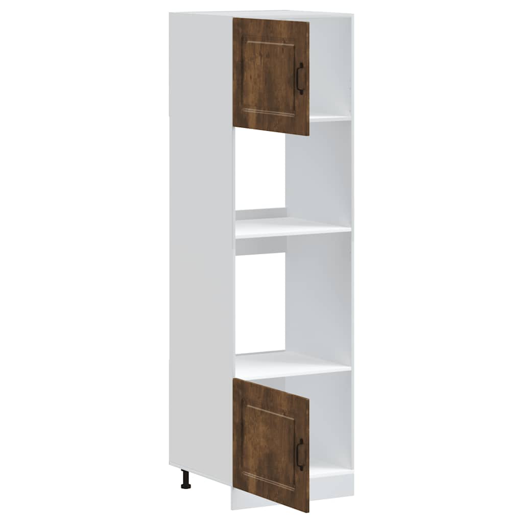 Armadi Forno 2 pz Lucca Rovere Fumo in Legno Multistrato - homemem39